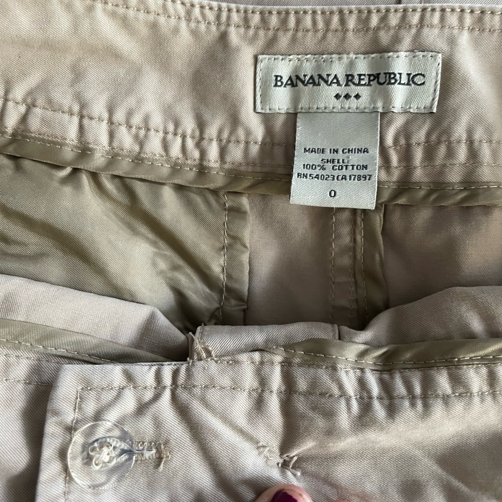 Banana Republic tan 100% cotton skirt - Picture 11 of 12